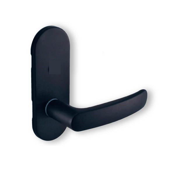 GMレバー マットブラック 艶消し黒 空錠 小判座 D-900 TXS-1H02 バックセット51mm