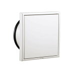 ナスタ 屋内換気口 差圧タイプ 樹脂ネット付 シルバーグレー KS-8626P-#