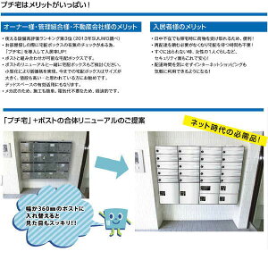 ナスタデリバリーボックスプチ宅防滴型捺印付プッシュボタン錠TLP360B-S400N400×360×276