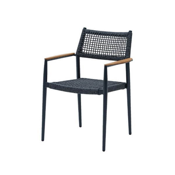 TAPAS アリカンテ2アームチェア/ダークグレイ