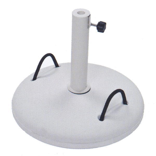 ニチエス パラソル用ベース 4912 ホワイト 径460×365mm