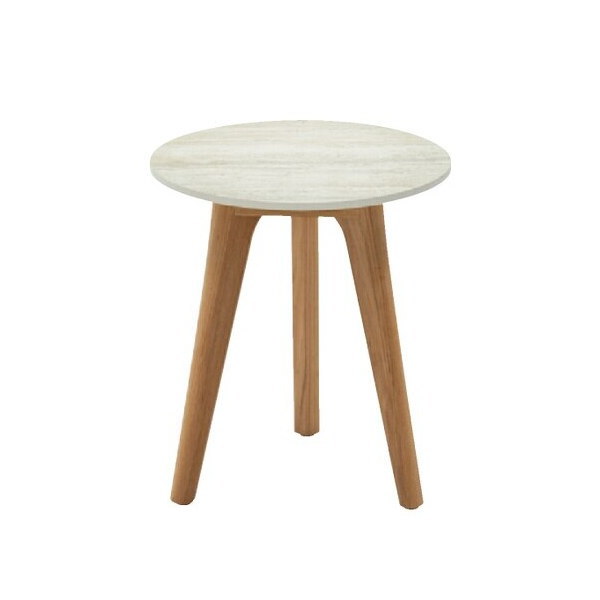 MUSE ミューズ サイドテーブル φ400 チークレッグ3