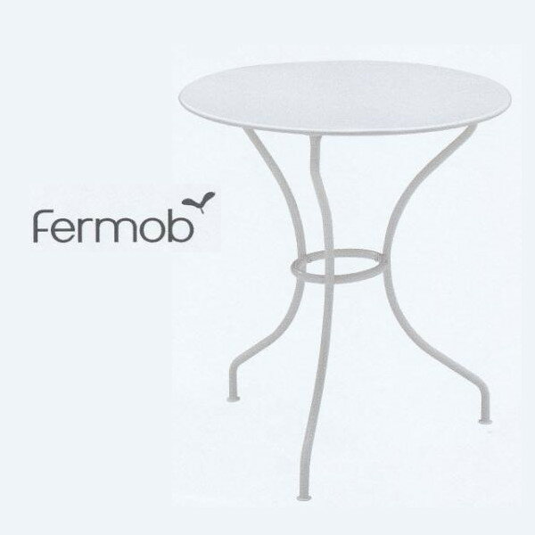 Benches - Fermob オペラテーブル 67／01ホワイト 径670×H740mm