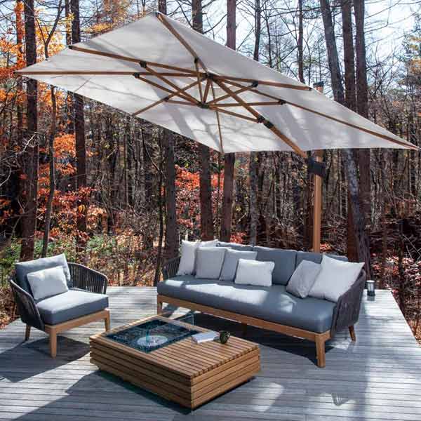 SIDE POLE UMBRELLA �����ɥݡ��륢��֥�� PMWS-3.0���ۥ磻�� W3000��D3000��H2480mm