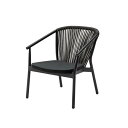 TAPAS サラゴサラウンジチェア アンスラサイト W750×D710×SH420・H780mm