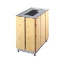 BENCH ウッドダストボックス 一般ゴミ WD-1 W380×D560×H600mm
