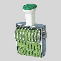 サンビー テクノタッチ 回転印 欧文1号8連 TK-018 1個