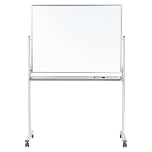 馬印 MAJIシリーズ 脚付 ホワイトボード 両面回転(デュアルコートホーロー製) MH34TDN 1台