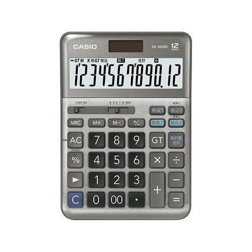カシオ 軽減税率対応電卓 DF-200RC-N 1台 カシオ 軽減税率対応電卓 DF-200RC-N 1台