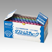 日本理化学 ダストレスチョーク 72本入 6色 DCC-72-6C 1箱
