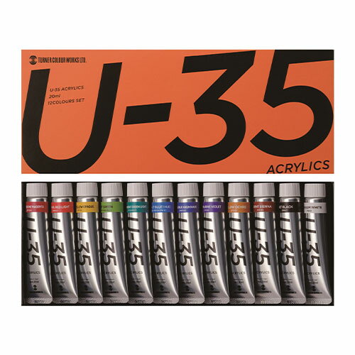 ターナー U-35 アクリリックス ヘビーボディ 20ml 12色セット UA02012C