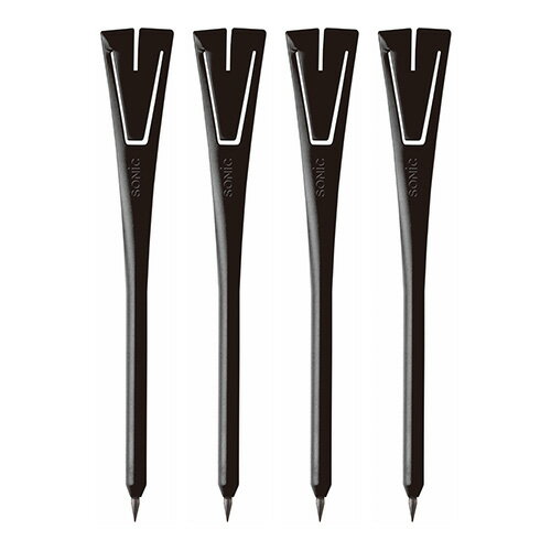 ソニック クリップ付ペンシル 黒 50本入 DA-488-D 1P．