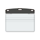 オープン 名札ケース 黒 NX-132-BK 1P.(3)