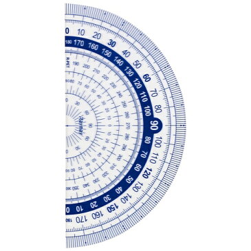 レイメイ藤井 端から目盛り　分度器9cm APJ92 1個