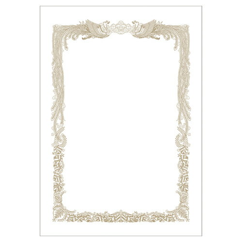 ササガワ ミニOA賞状用紙 B6判 10-1541 1枚