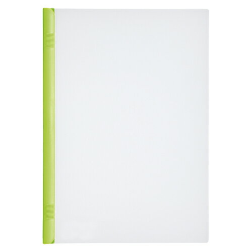 リヒトラブ スライドバーファイル10冊 A4S 黄緑 G1730-6 1組