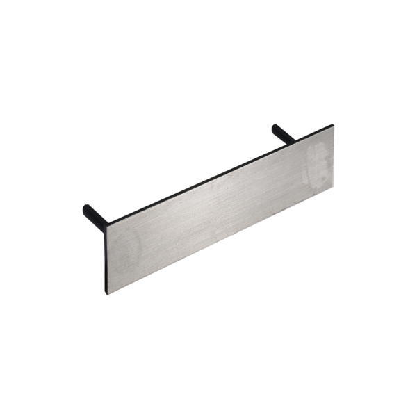 本体 サイズ:W135×H30×D31.5×t1.5 材質:ステンレス ボルト M4×30mm 材質:ステンレス 重量（kg）:0.05 注意事項 　ネームプレートとの接着は現地対応となります。 　ネームプレートとはボンド接着です。（ボンド...