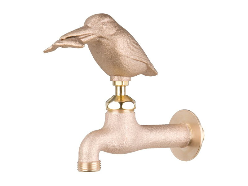 オンリーワンクラブ アニマルフォーセット 寒冷地仕様 真鍮 カワセミ GM3-F-105K