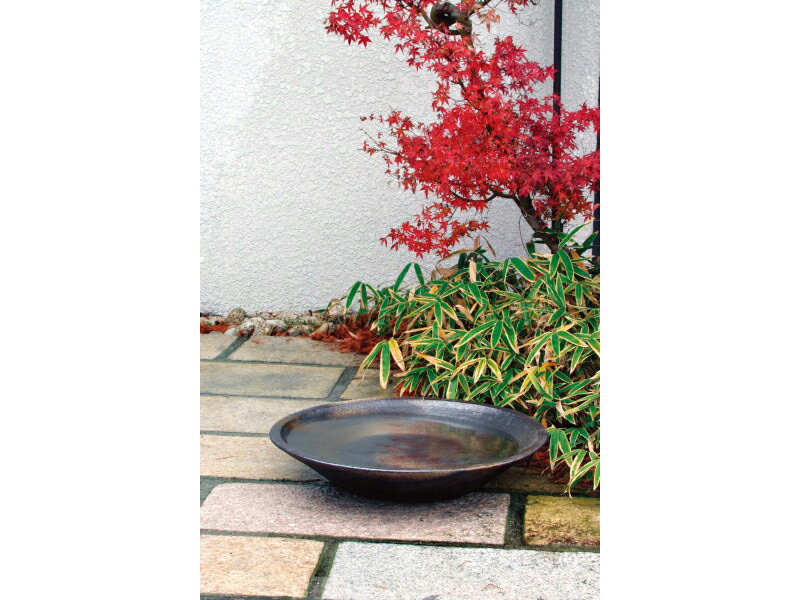 オンリーワンクラブ 大型水鉢 いぶし L MZ3-LB60B