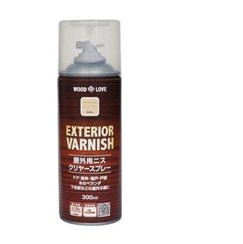 ニッペ 屋外用ニス スプレー クリヤー 300ml