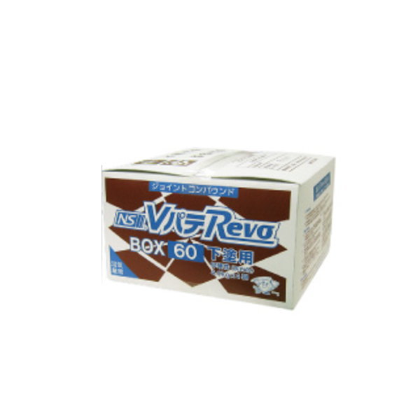 VパテおよびVパテスーパーの正統後継品 パテ、Vパテスーパーの正統後継品。 粗目骨材の配合により、深溝に最適です。 肉ヤセが少なく、がっしりした下地になります。 【主成分】 β石膏 【混水量】 45〜55％ 【色】 灰白色 施工面積：約240平米/16kg●お支払い方法で代引きはできません。1ケースに2袋まで入ります。 ●複数個の場合は北海道、沖縄県、離島への配送は送料都度お見積もりです。 関連商品 ●ニットー NS VパテRevo 下塗り用 60 8kg袋 040022 ●ニットー NS VパテRevo 下塗り用 60 16kg 040023