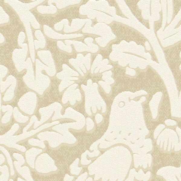 図案の中に紛れ込んだ鳥とウサギがかわいらしく、シンメトリックな構成も絵本の挿絵のようなイギリスらしさ溢れるデザイン。 機能:日本工業規格JIS適合品です。 壁紙工業会により制定された、自主安全規格の基準をクリアしている商品です。 建築基準法...