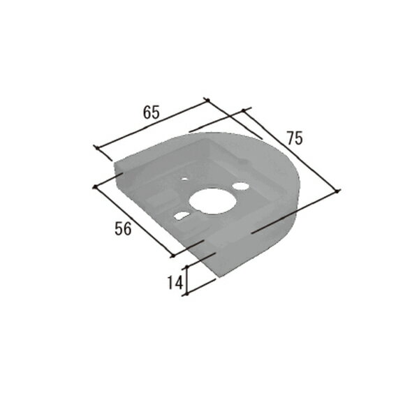 三協アルミ ミニケース錠用 GMC用 面材 KD0616