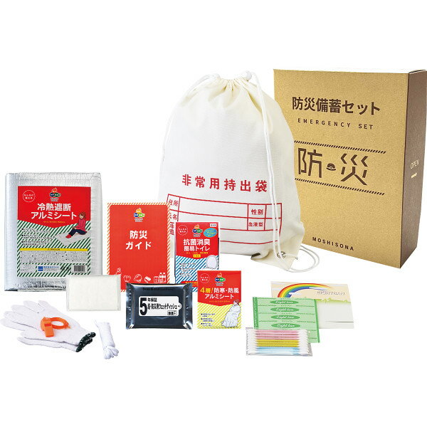 A4ボックス 非常用持出袋 12点セット 33200