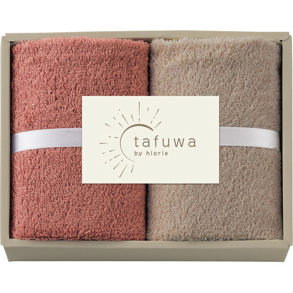 tafuwa ウォッシュタオル2枚セット ピンク