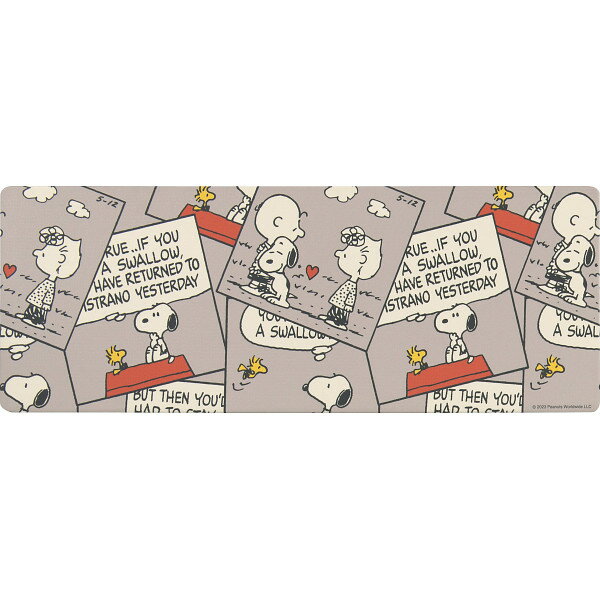 ピーナッツ PVCロングマット（120cm） キュートコミック 720619