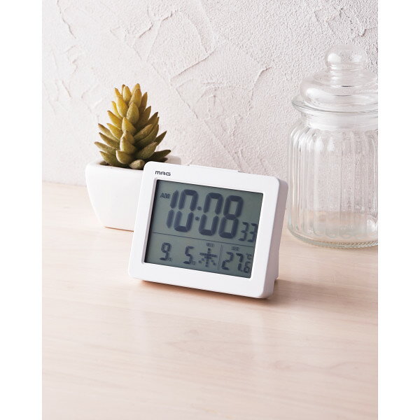 デジタル目覚まし時計ブリム T-779 WH-Z