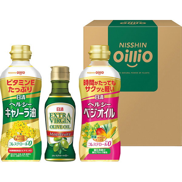 日清 ヘルシーオイル＆EXVオリーブオイルギフト TOVー15