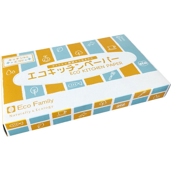 エコキッチンペーパー（25枚）BOX KPEー012