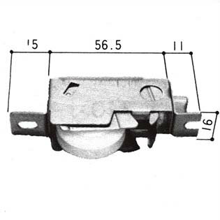 三協アルミ 戸車 3K1382-00