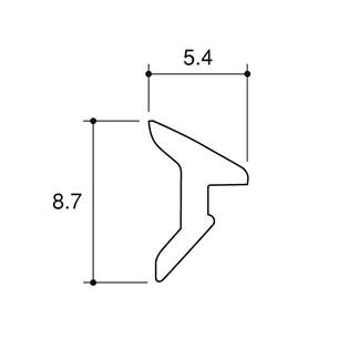 House Building Materials - 三協アルミ 気密材・モヘア E25-00 100m巻