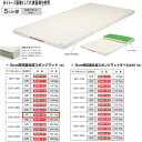 エバニュー 5cm厚 抗菌合成 スポンジマット EKM105 幅120×長600cm 9号帆布