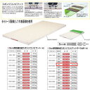 エバニュー 5cm厚 抗菌合成 スポンジコンビマットすべり止付 EKM183 幅120×長300cm 9号帆布