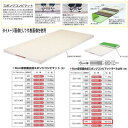 エバニュー 6cm厚 抗菌合成 スポンジコンビマットすべり止付 EKM207 幅150×長600cm 9号帆布(4)