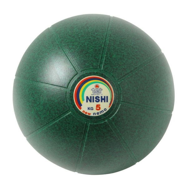 ニシスポーツ ネモメディシンボール 5kg NT5885C グリーン