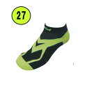 ニシスポーツ VV ホールドレーシングソックス 靴下 N22-001 ブラック×ライム(0733) 27(27〜29cm)