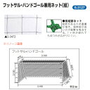 三和体育 フットサル・ハンドゴール兼用ネット 1組 角目10cm ポリエチレン有結節440T/36本 白 幅3.1×高さ2.1×上奥行0.9×下奥行1.3m S-3127