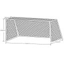 カネヤ 一般サッカーゴールネット 亀甲目 組 K-5109 幅744cm×高256cm×上奥150cm×下奥240cm(4)