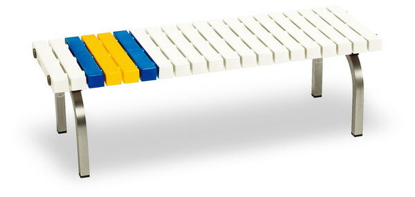 トーエイライト ホームステンレスベンチ120 青 G1386B