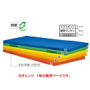 トーエイライト 軽量エコカラーマット すべり止め付 120×240×5cm オレンジ T1861V