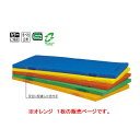 トーエイライト エコカラーコンビネーションマット・すべり止め付 抗菌・防臭 120×300×5cm オレンジ T1894V