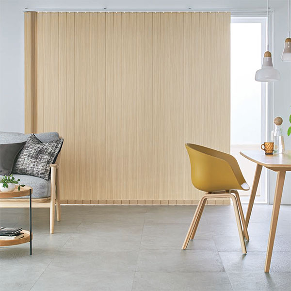 タチカワ タテ型ブラインド ティンバル 遮光 ラインドレープ スラット幅80mm LD-7022 〜 LD-7024 幅300〜1200mm 高さ2210〜2600mm