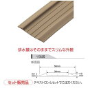 用途 　集合住宅エアコン排水用 特長 　バルコニーシートと同じ厚さのため、シートとの継目も美しく仕上がります。 注意事項： 　●水の勾配は1/100以上で平滑に仕上げてください。 　●品番によってはシートとドレーンレールLの色が多少異なる場合がありますので、品番決定の際には必ず現物で色の確認を行ってください。 　●ドレーンレールLとシートには段差が生じます。つまづかないように注意して歩行してください。 　●熱水を長時間排水すると変形する恐れがあります。 ※標準使用量は目安となります。下地の状態により変動致します。 ※画像はイメージです。 ※タキボンド は、タキロン株式会社の登録商標です。●こちらの商品は代引き、お時間指定、日曜祝日配送、設置や搬入はできません。 ●北海道、沖縄県、離島への発送の際は自動で出る送料より高くなる場合があるため、あらかじめお問い合わせください。 ●基本的に業者便になります。メーカー直送にてお届けのため、お届け時にご不在で再配達の場合、再配達料がかかります。 ※お届け日にご連絡のつく電話番号の記載をお願い致します。