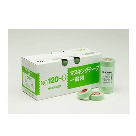 カモイ マスキングテープ 120-G 30mm巾×18m長 40巻