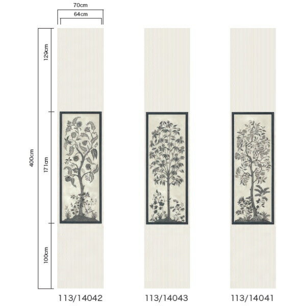 テシード 輸入壁紙 Wallpower classic コール＆サン (イギリス) 70cm×4m
