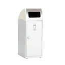 テラモト Trim SL ステン スリムタイプ 47L オフホワイト 一般ゴミ用 DS-168-920-7